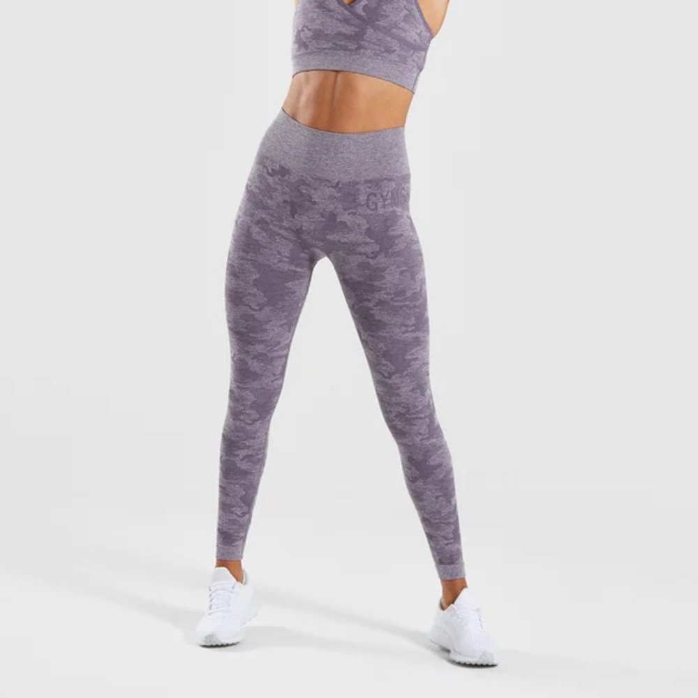 Gymshark purple camo